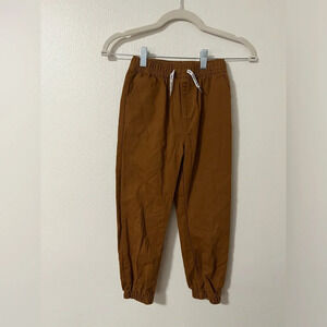 Kids Kenneth Cole joggers never worn size 7 drawstring and elastic fall brown